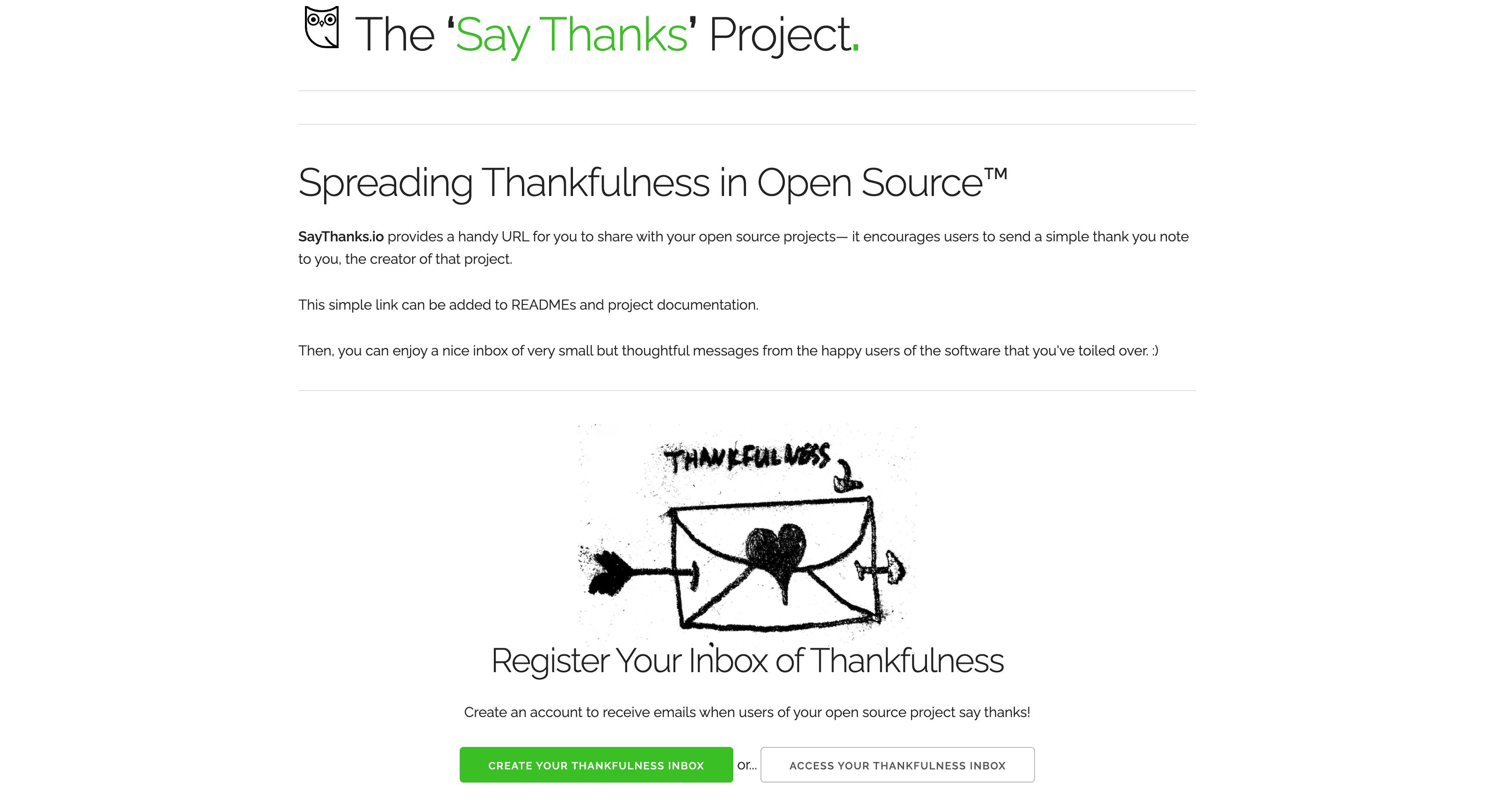 Say Thanks: showing gratitude to open-source maintainers