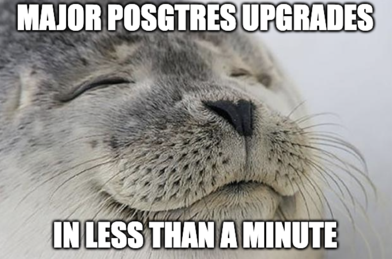 Doing in-place, single-node Postgres upgrades with almost no downtime